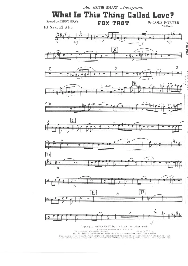What Is This Thing Called Love score preview