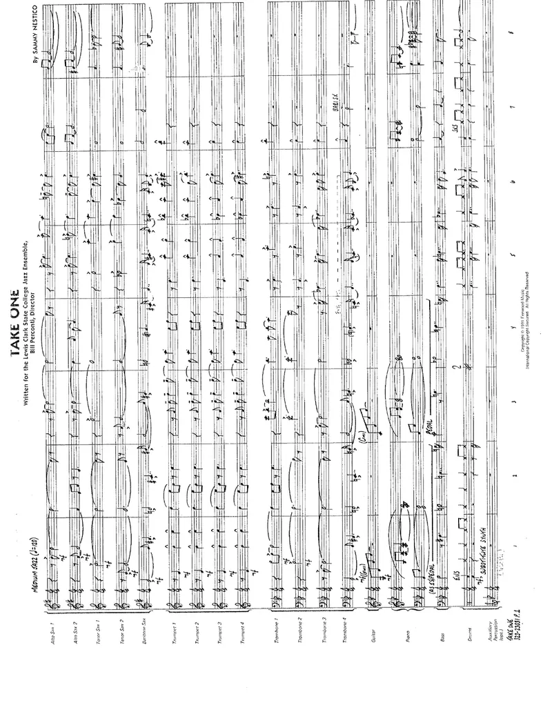 Take One score preview