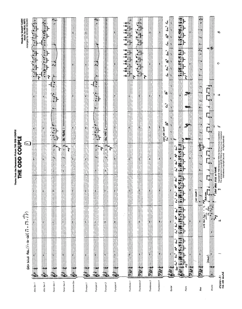 The Odd Couple score preview