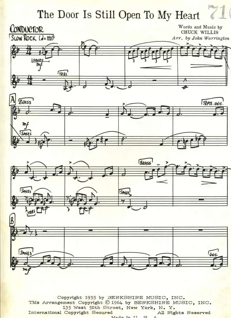 The Door Is Still Open score preview