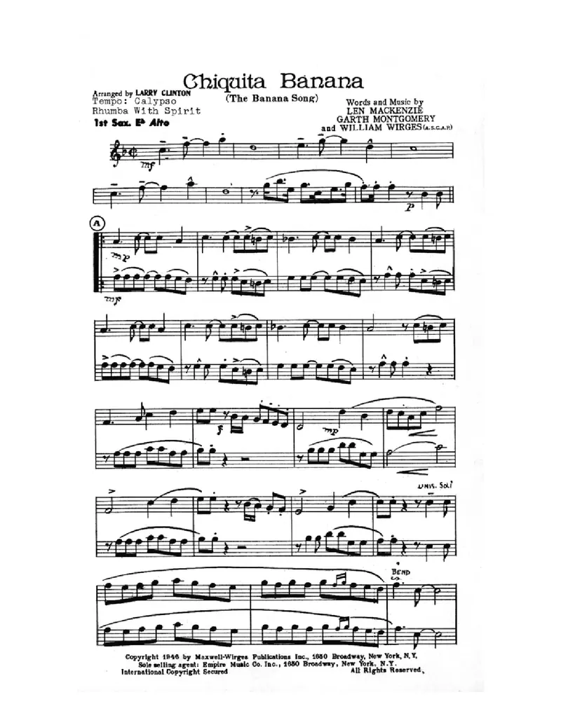 Chiquita Banana score preview