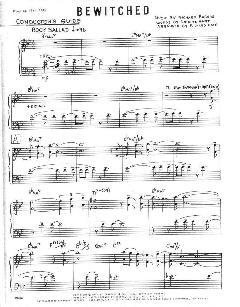 Bewitched score preview