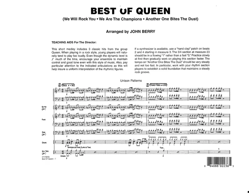Best Of Queen score preview