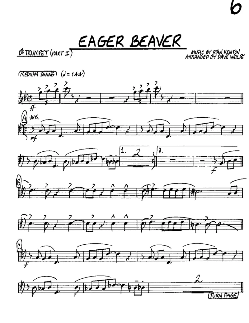 Eager Beaver score preview