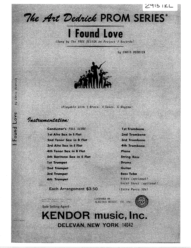 I Found Love score preview