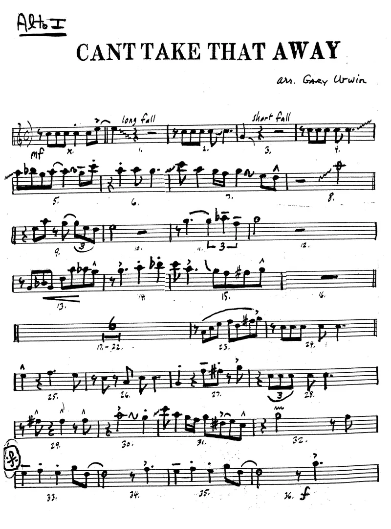 They Can't Take That Away From Me score preview