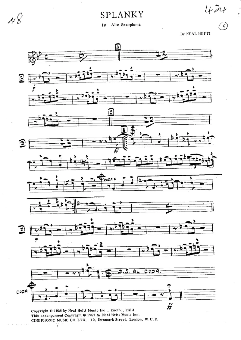 Splanky score preview