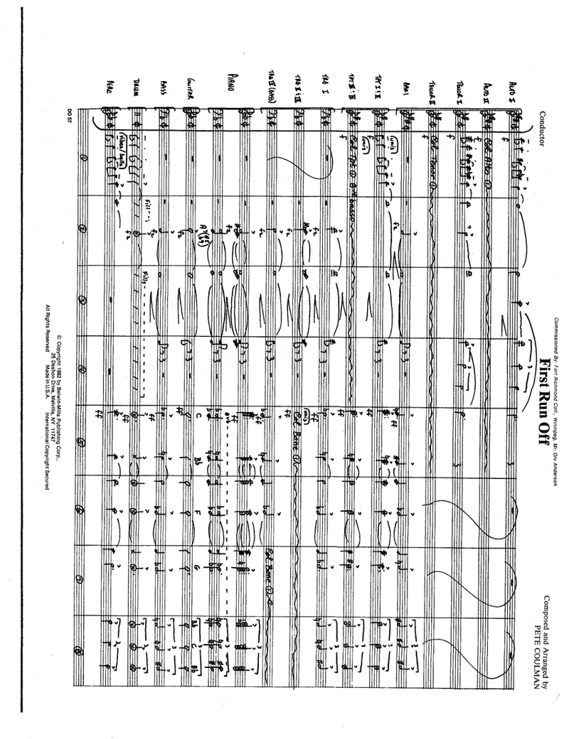 First Run Off score preview