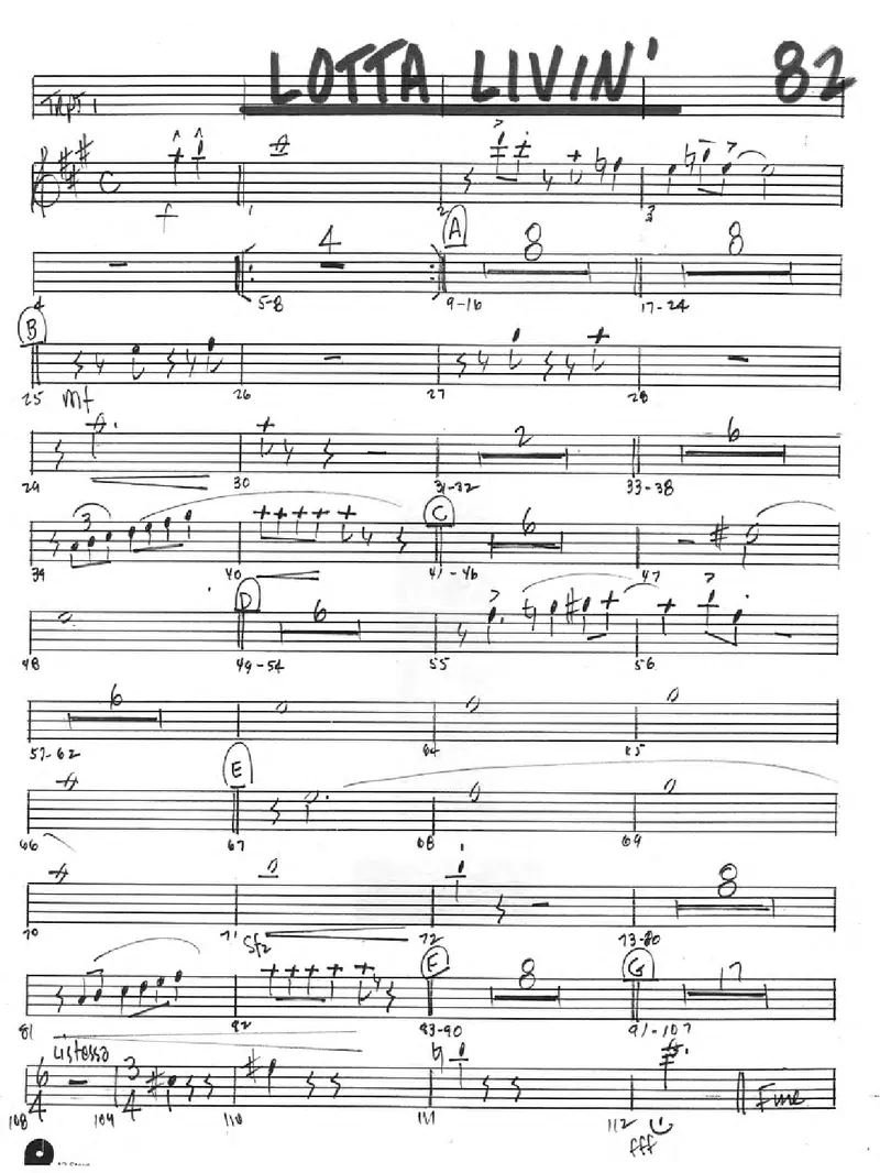 Lotta Livin'To Do score preview