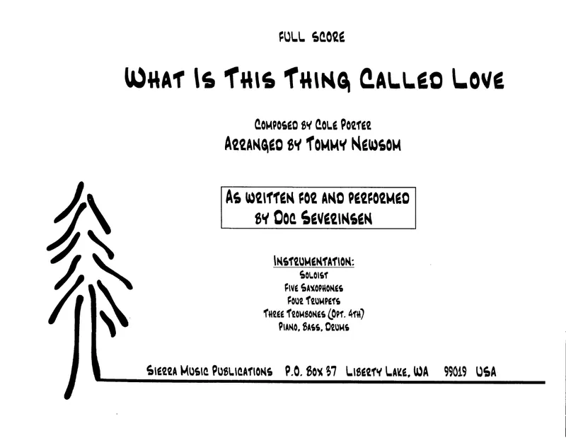 What Is This Thing Called Love score preview