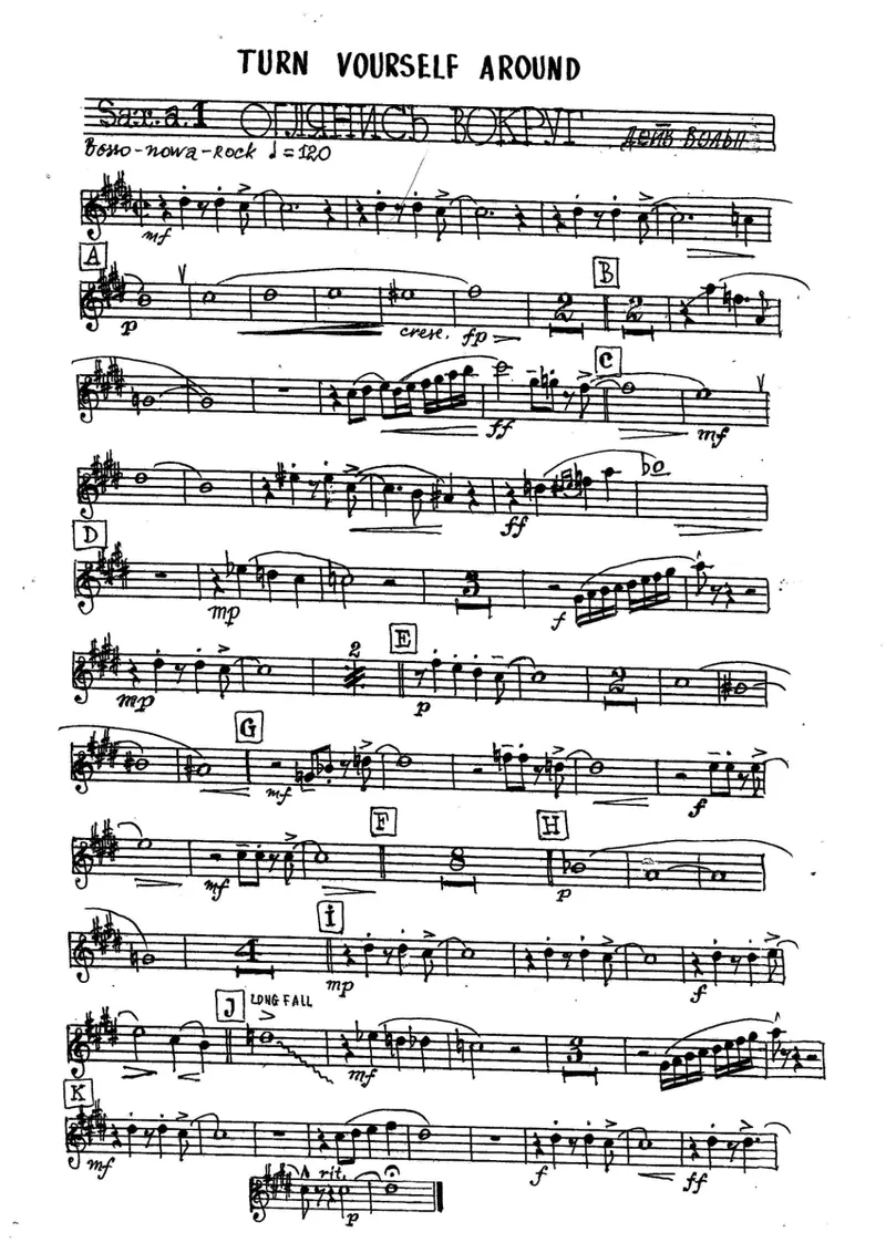 Turn Yourself Around score preview