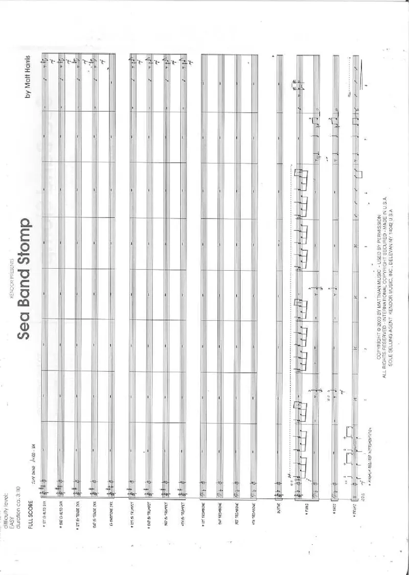 Sea Band Stomp score preview