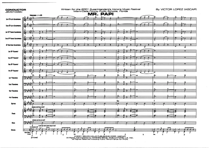 Mr.Papi score preview