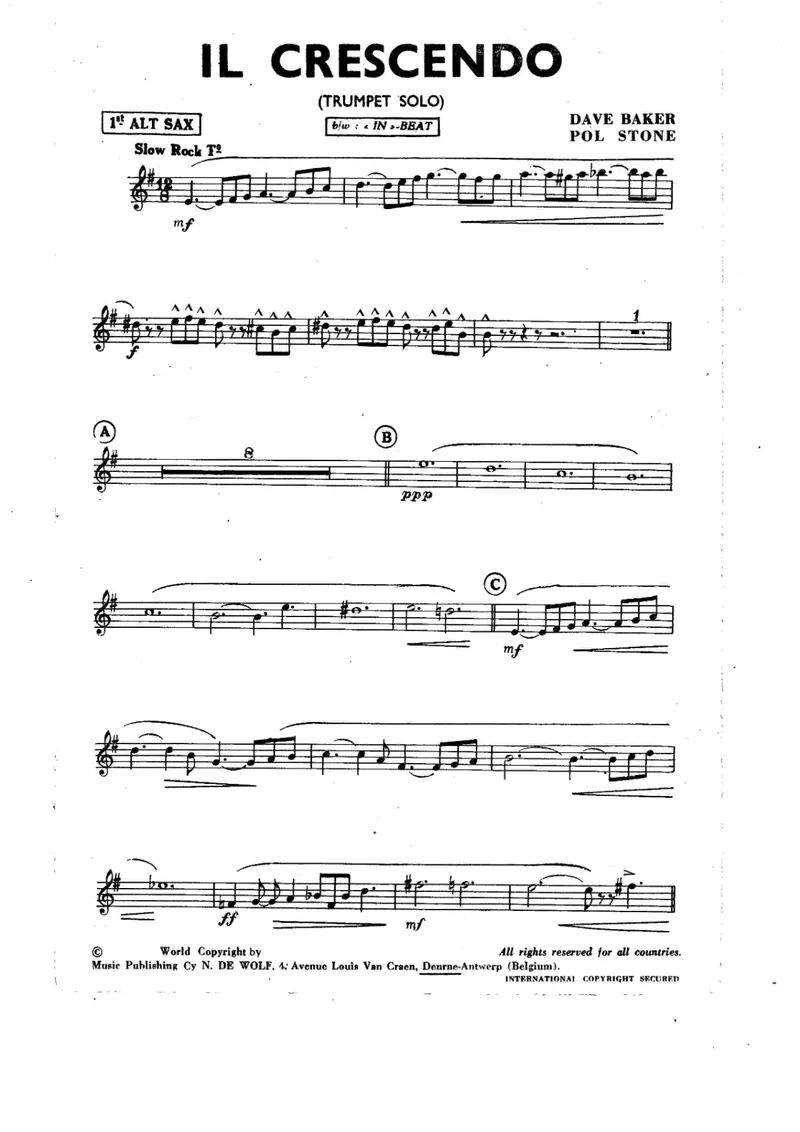 Il Crescendo score preview
