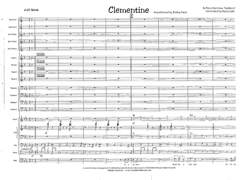 Clementine score preview