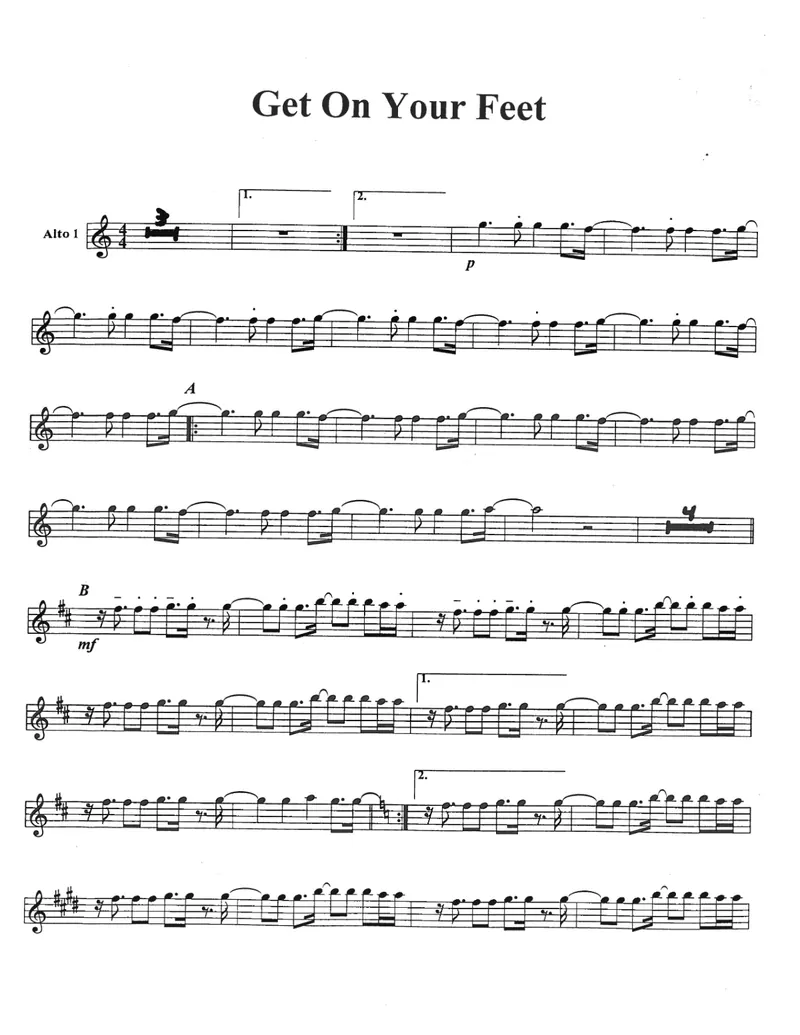 Get On Your Feet preview page 1
