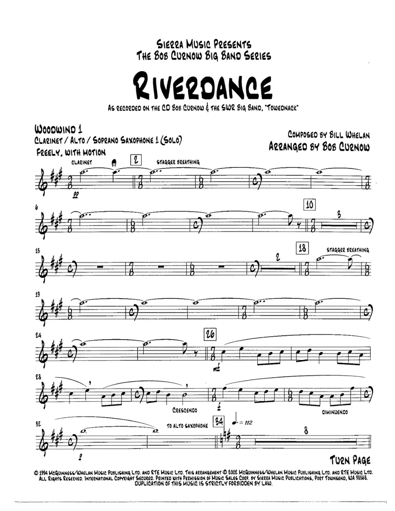 Riverdance score preview