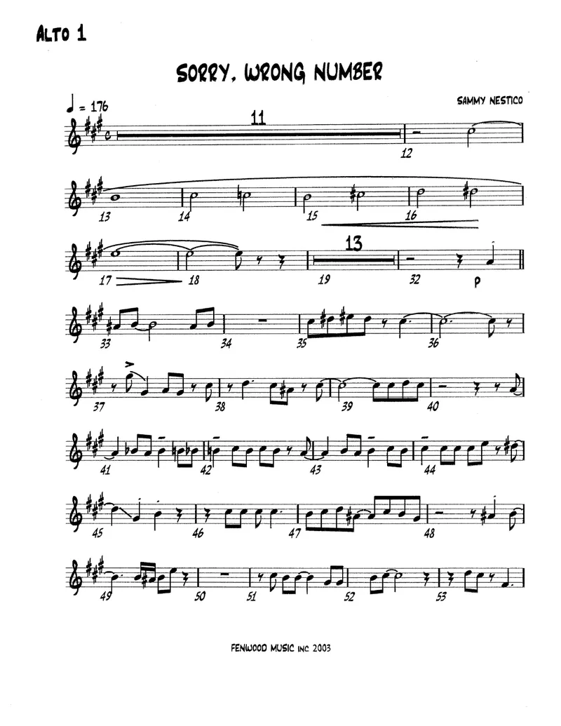 Sorry Wrong Number score preview