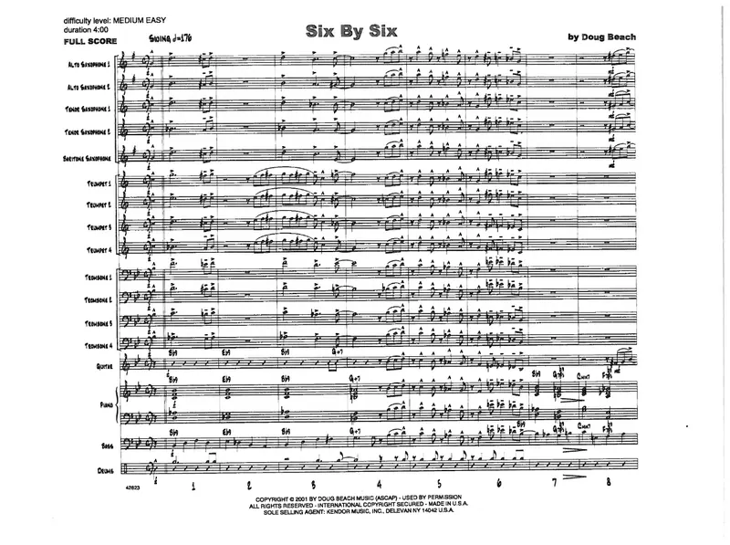 Six By Six score preview
