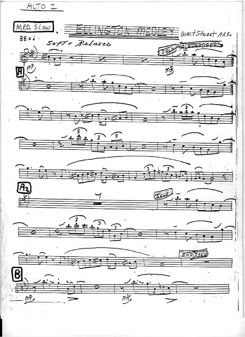 Ellington Medley preview page 1