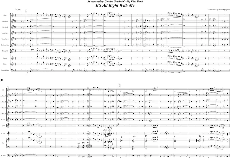 It's All Right With Me preview page 1