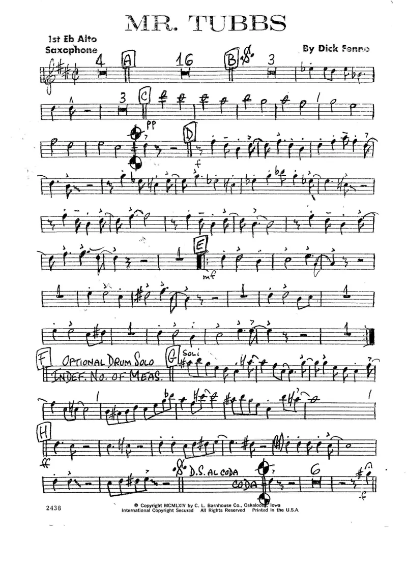 Mr.Tubbs score preview