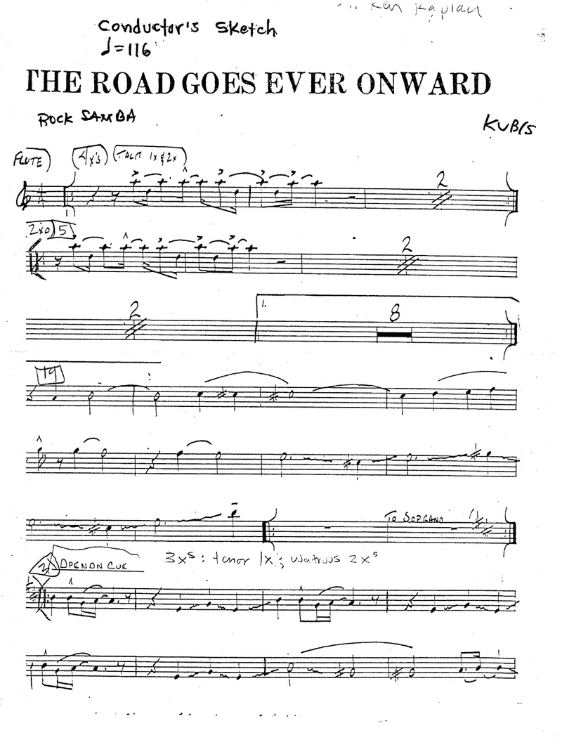 The Road Goes Ever On Ward score preview