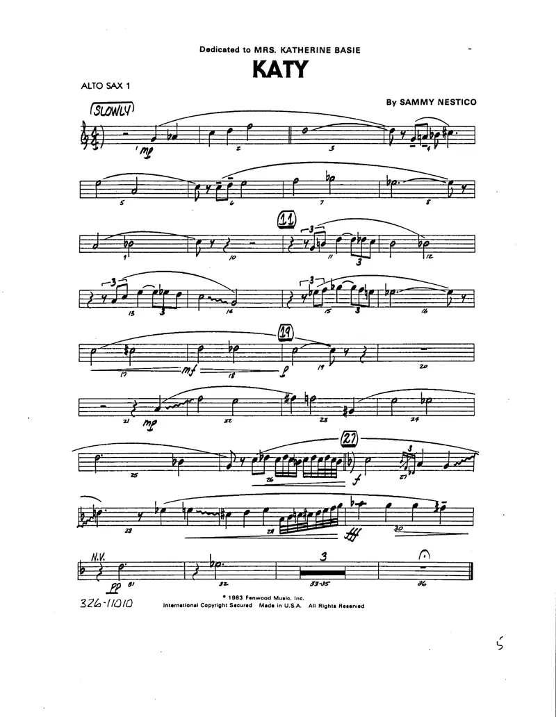 Katy score preview