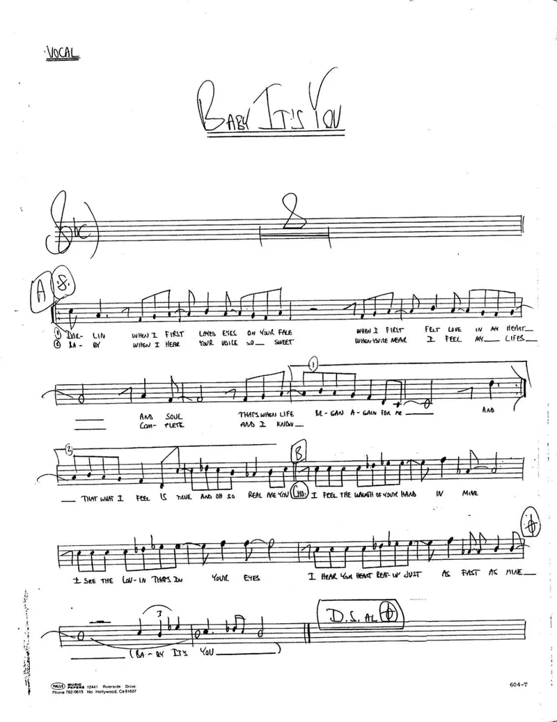 Baby It's You preview page 1