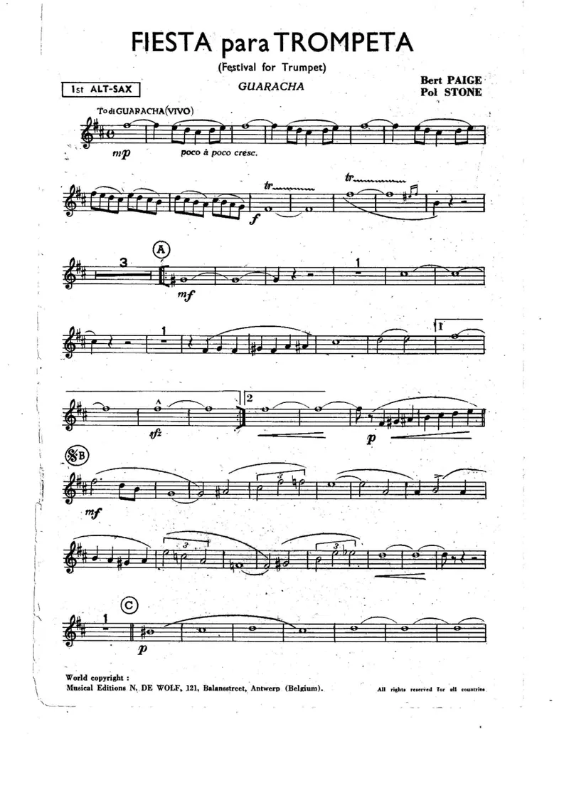 Fiesta Para Trompeta score preview