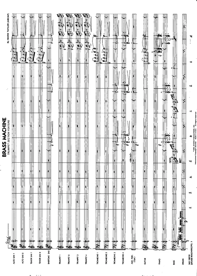 Brass Machine score preview