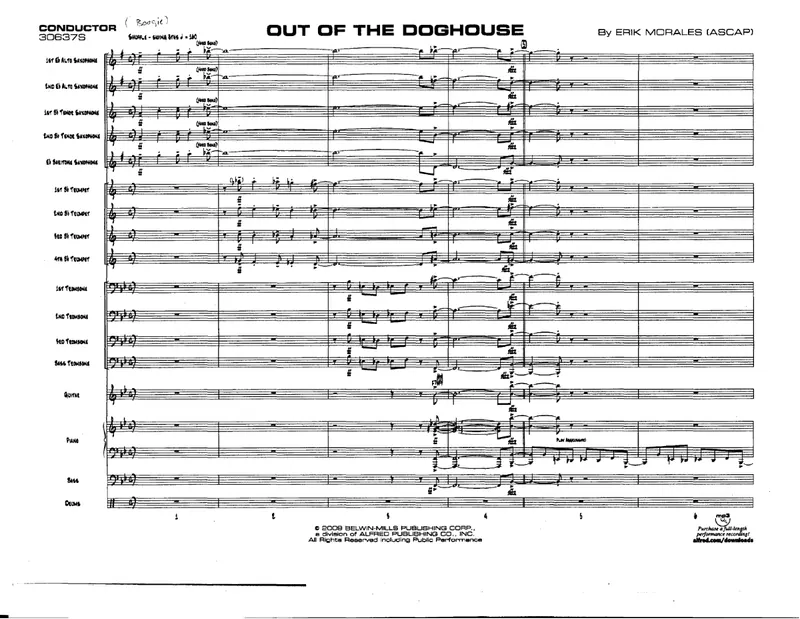 Out Of The Doghouse score preview