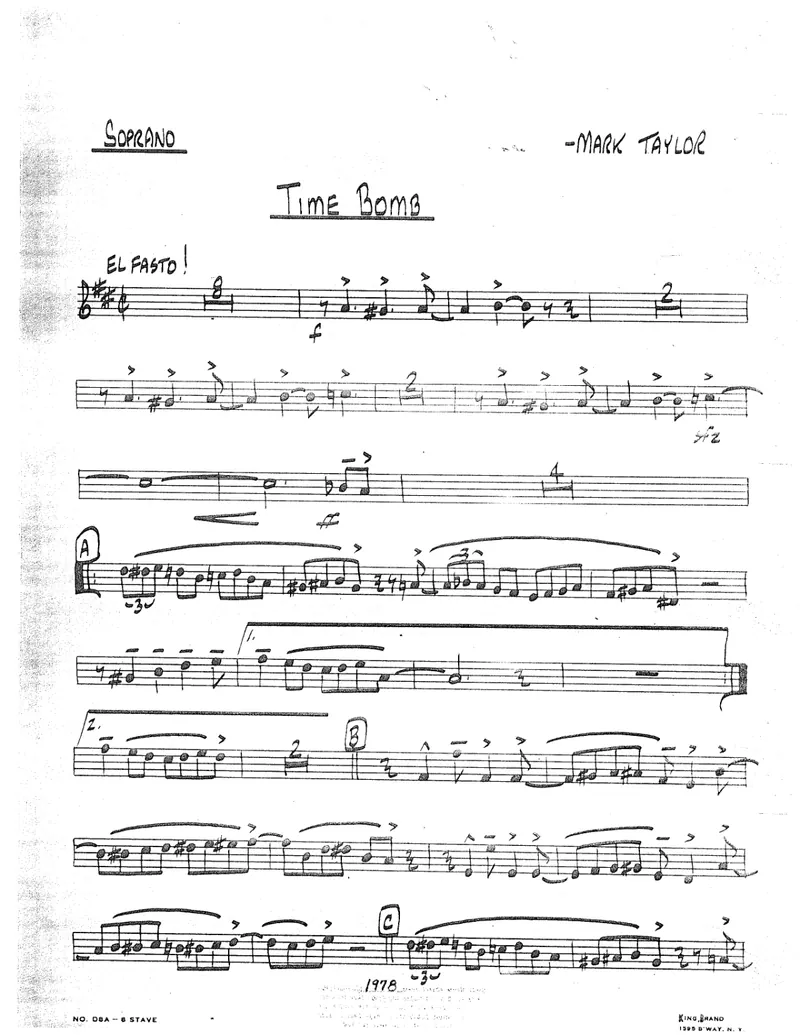 Time Bomb score preview