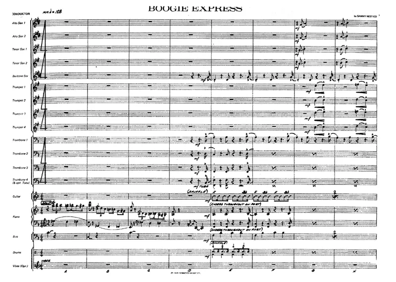 Boogie Express score preview