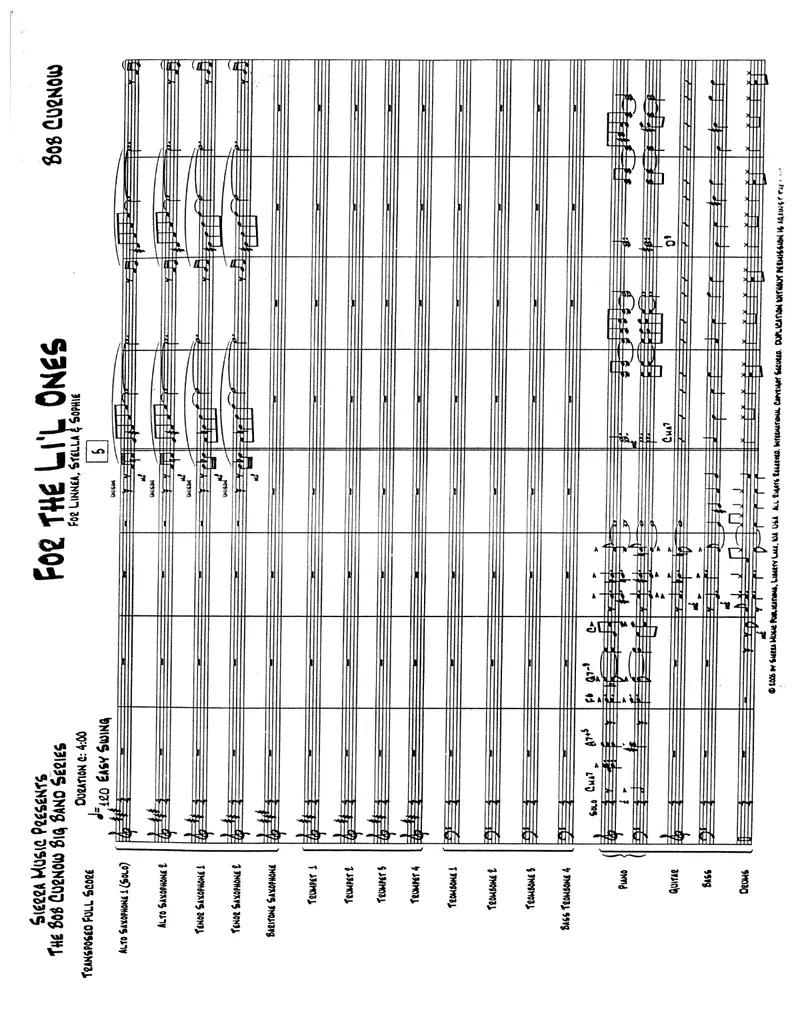 For The Li'l Ones score preview