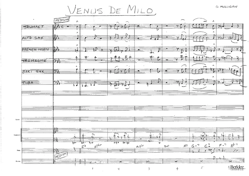 Venus De Milo score preview