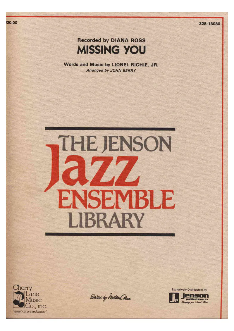 Missing You score preview