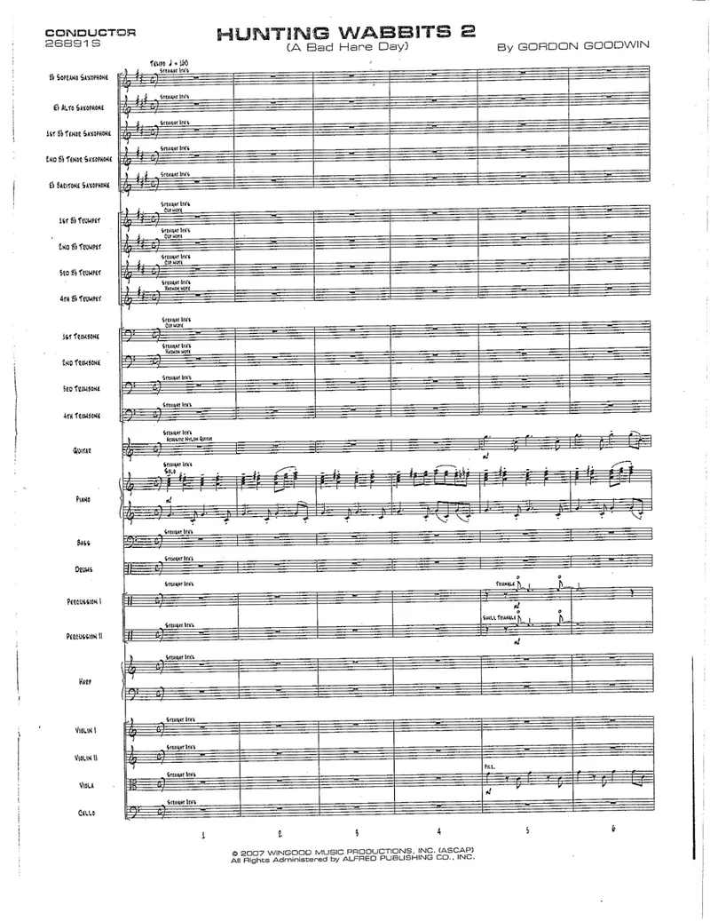 Hunting Wabbits 2 (A Bad Hare Day) G.Goodwin.136 score preview