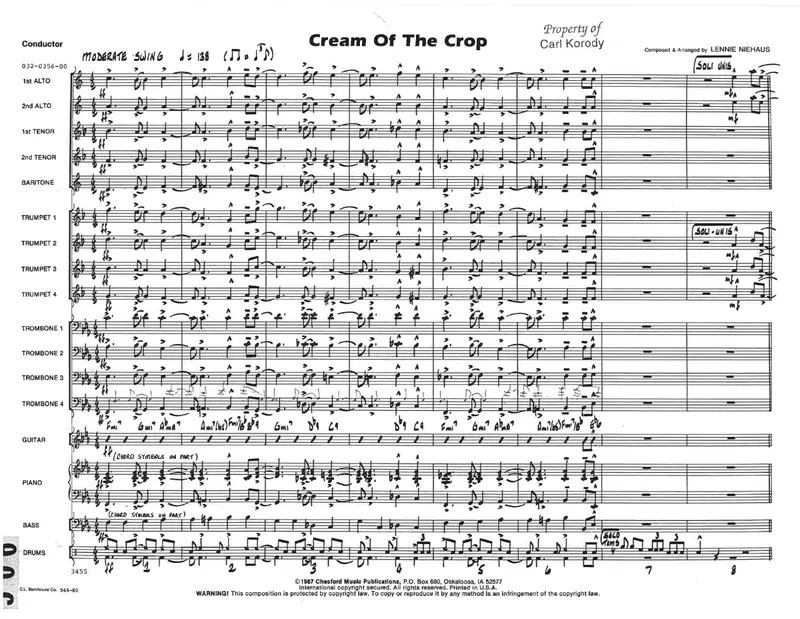 Cream Of The Crop score preview