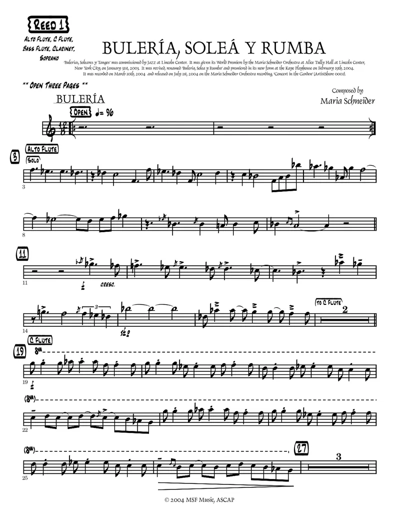 Buleria,Solea Y Rumba[ score preview
