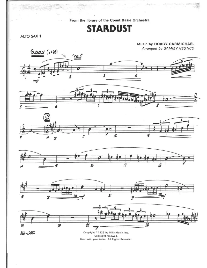 Stardust score preview