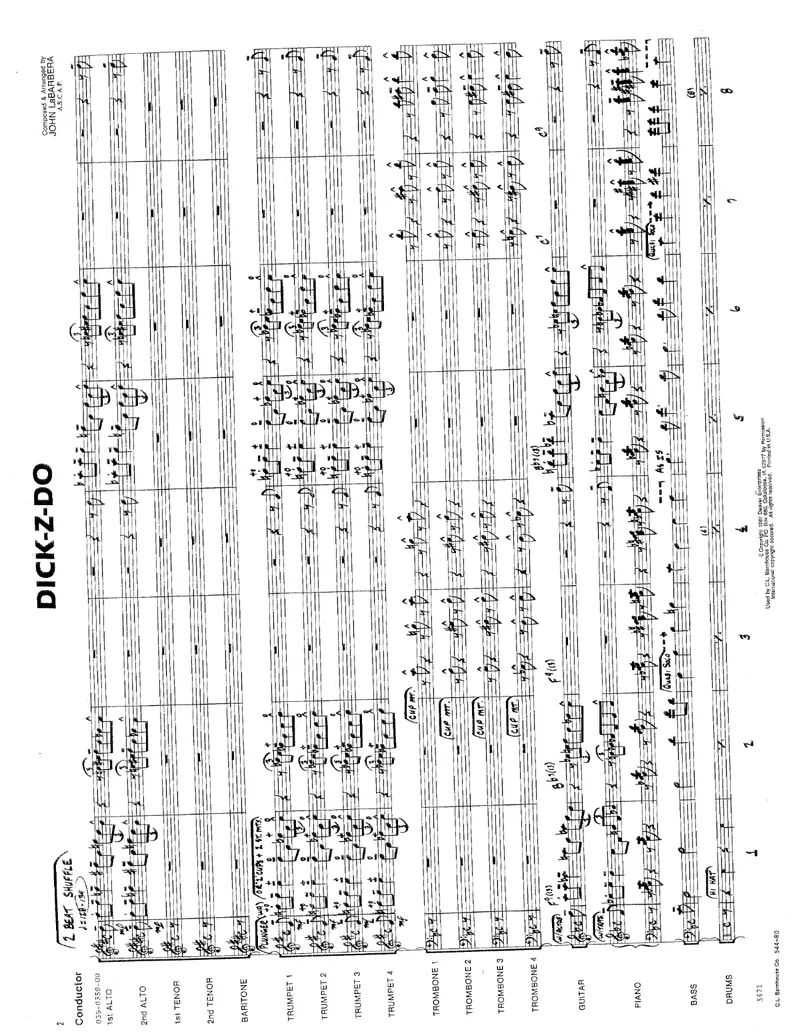 Dick-Z-Do score preview