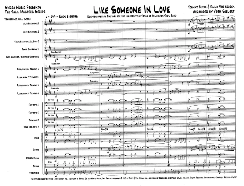 Like Someone In Love preview page 1