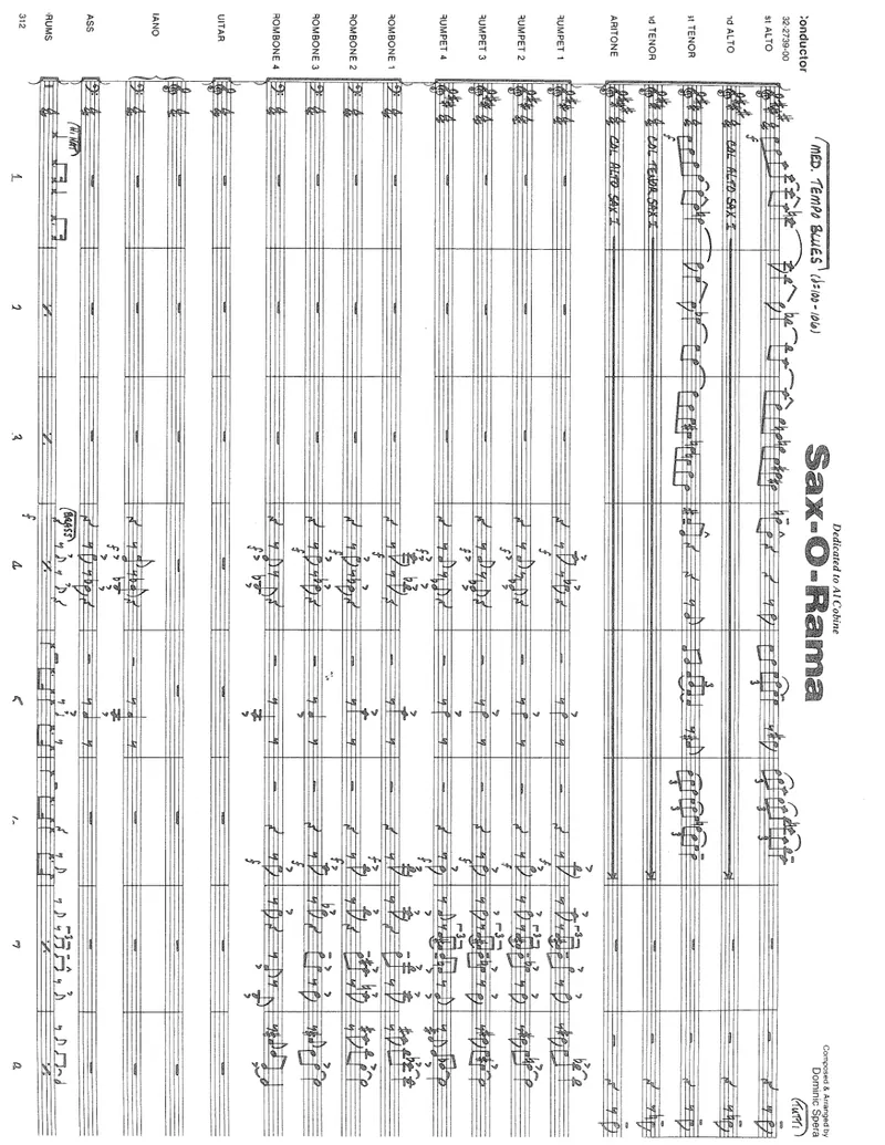 Sax-O-Rama score preview