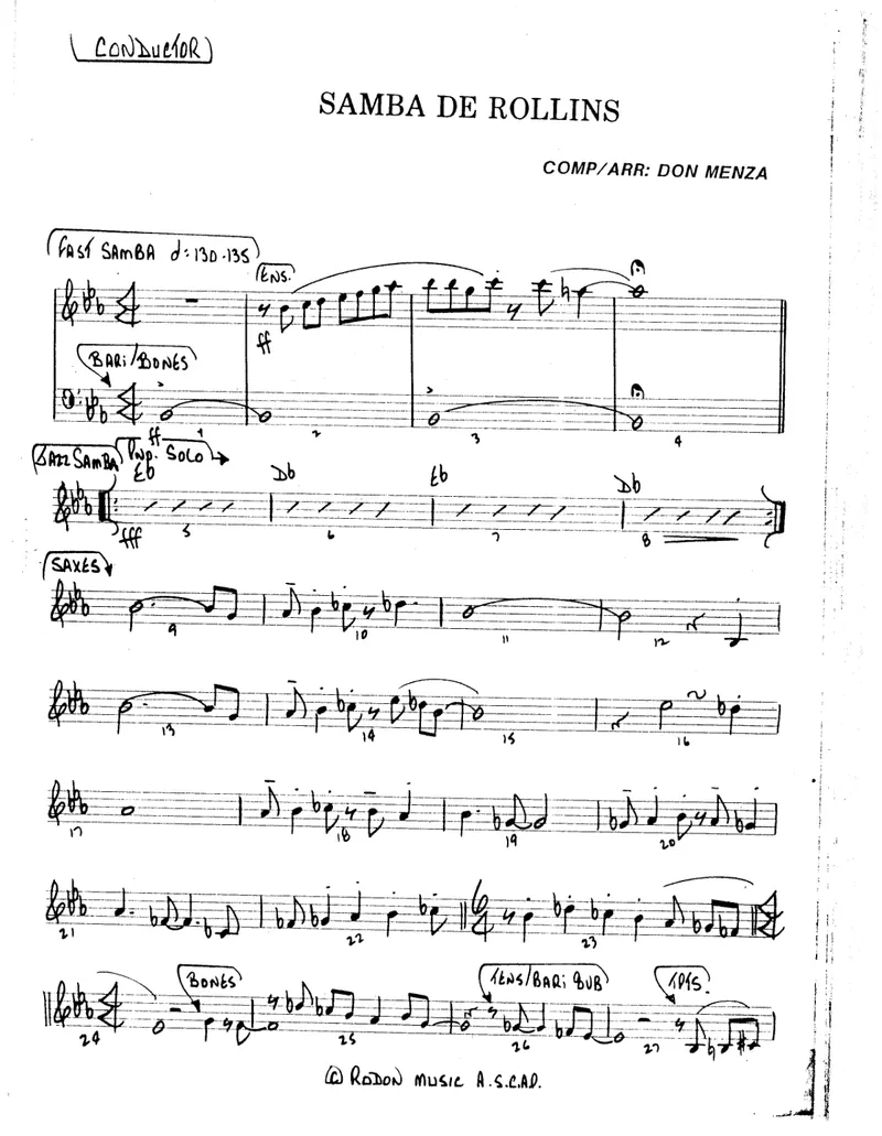 Samba De Rollins preview page 1