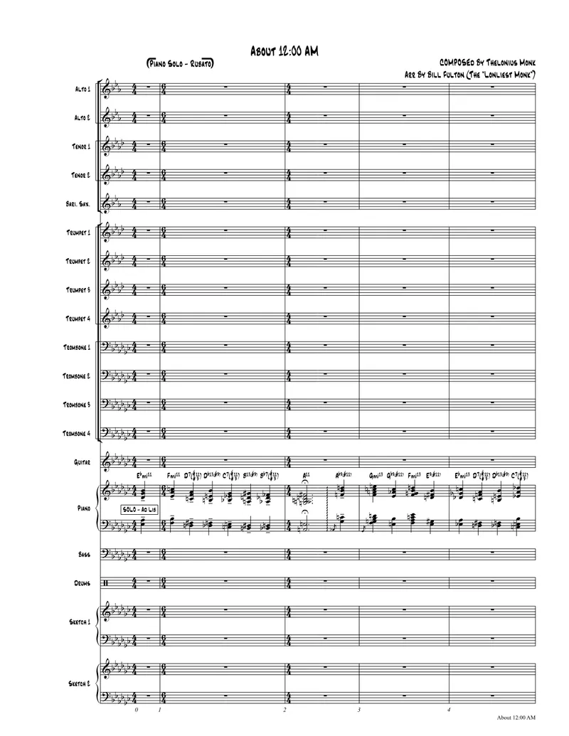 Azulito score preview