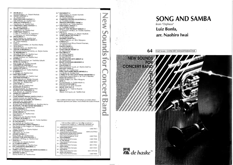 Song And Samba From Orpheus score preview