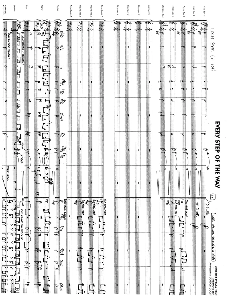 Every Step Of The Way score preview
