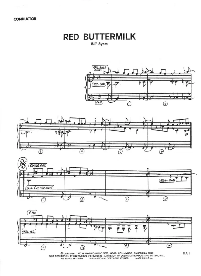 Red Buttermilk score preview