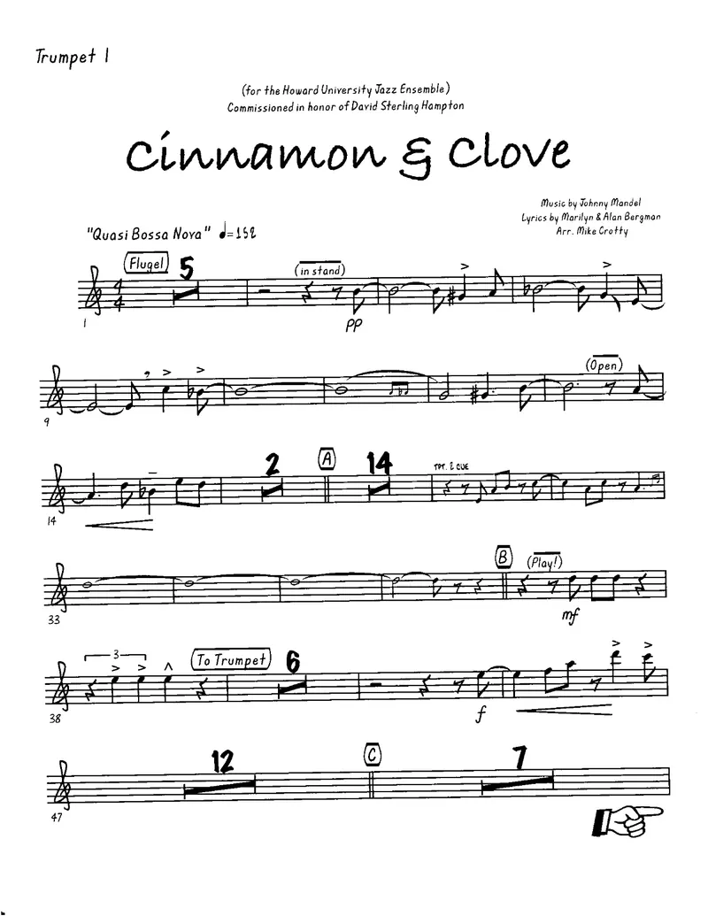 Cinnamon & Clove score preview